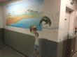 Fresque sur le voyage à travers les contes. Hôpital Necker- service gastro-entérologie-320 m2 de décors peints