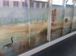 Thème: les 4 saisons, la campagne.
Fresque - Hôpital René-Muret- plus de 600m2 de décors peints