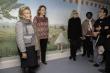 Inauguration de la fresque par Mmes Bernadette Chirac Présidente de la Fondation des Hôpitaux de paris-Hôpitaux de France et Mireille D'arc Marraine de l'Opération + de Vie.